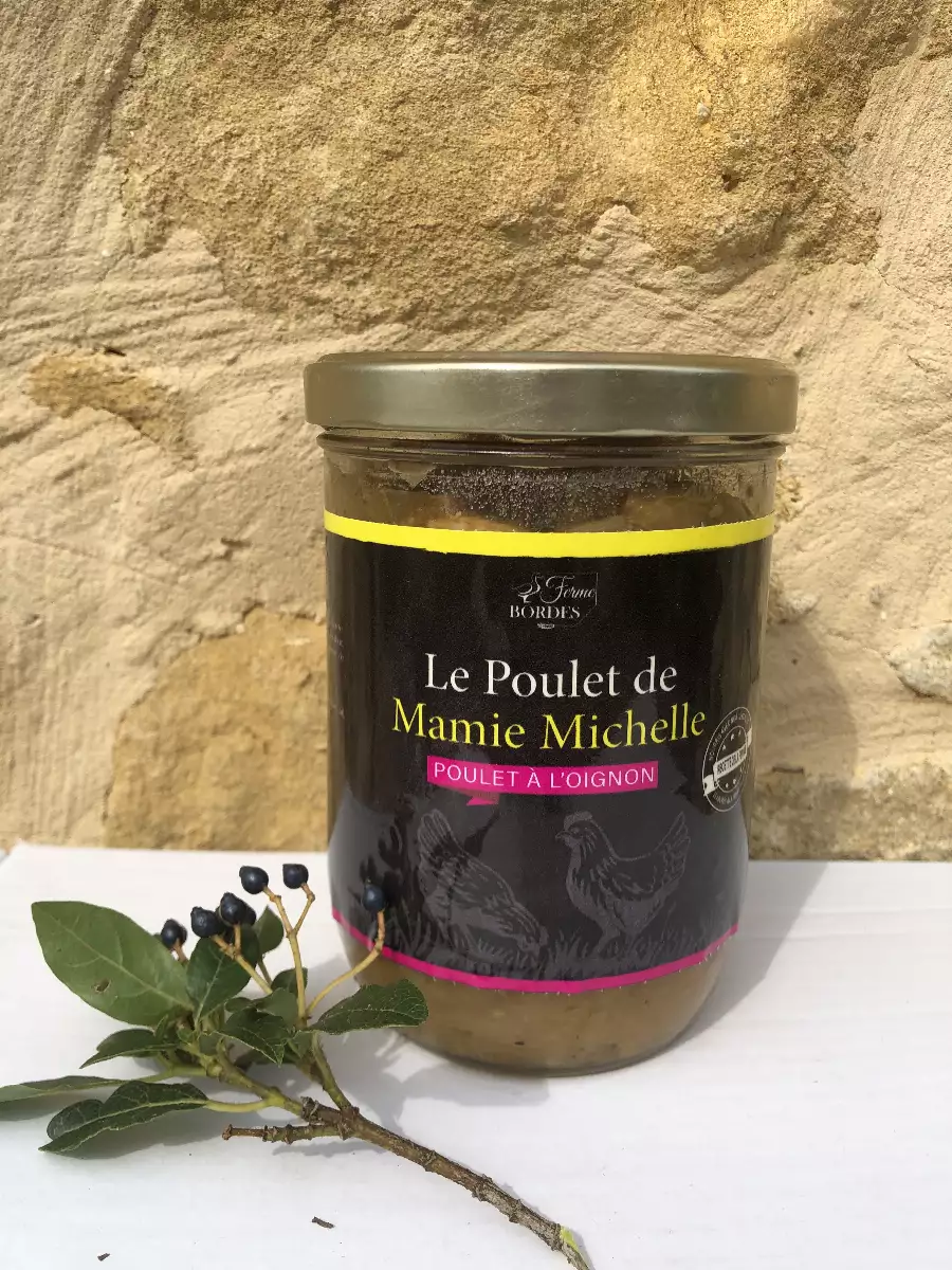 Poulet à l'oignon "Le poulet de Mamie Michelle" - 750g